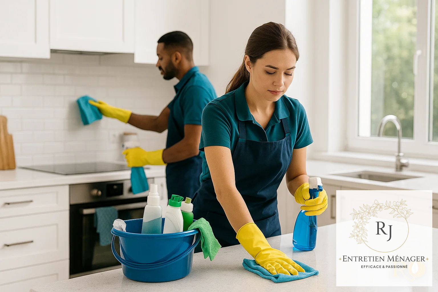 RJ Entretien Ménager – équipe de nettoyage professionnelle